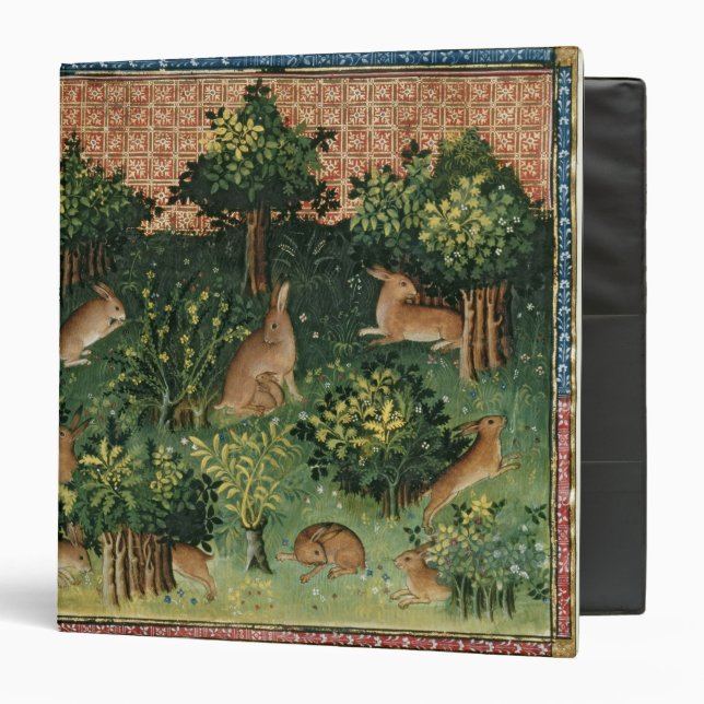 Classeur Lièvres dans un bois (Devant/Intérieur)