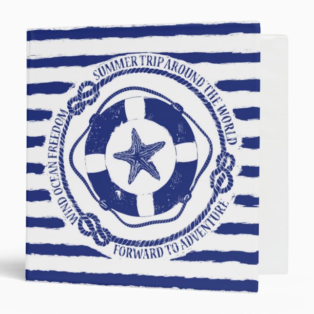 Classeur Lifebuoy et étoiles de mer (Devant/Intérieur)