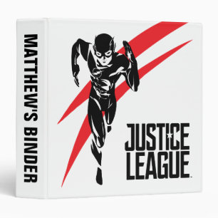 Classeur Ligue de Justice Flash Running Noir Pop Art