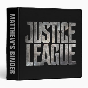 Classeur Ligue de Justice Logo métallique de la Ligue de