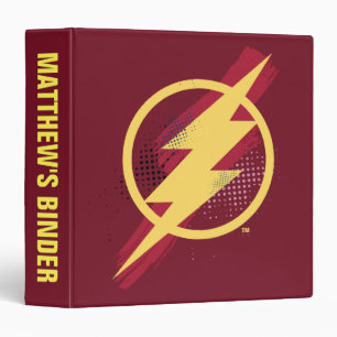 Classeur Ligue de Justice Symbole Flash brosse et demi-to