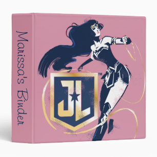 Classeur Ligue de Justice   Wonder Woman & JL Icon Pop Art