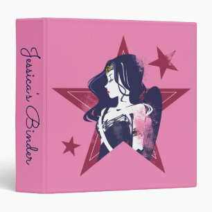 Classeur Ligue de Justice   Wonder Woman & Stars Pop Art