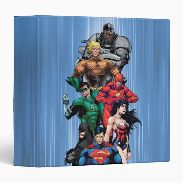 Classeur Ligue de la justice - Groupe 3 (Devant/Côté)