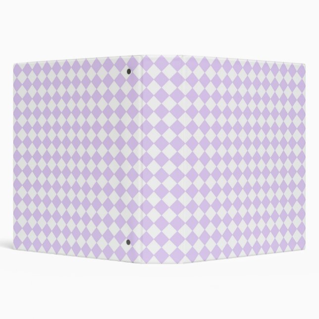 Classeur Lilac Purple Diamond À damiers motif (Arrière-plan)