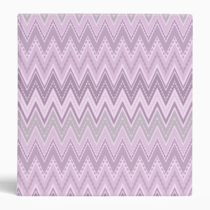 Classeur Lilac, rose, zigzag