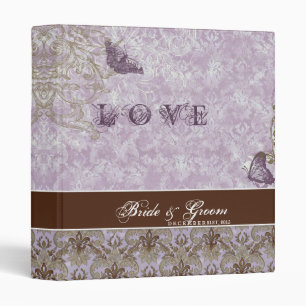 Classeur lilas de mariage de lavande de Fleur di