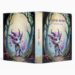 Classeur Lilas Murmure – Gardien de la Forêt Enchantée.
