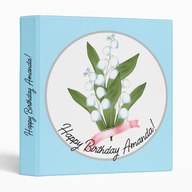 Classeur Lily of the valley (Devant/Côté)