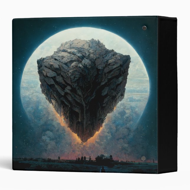 Classeur L'Imaginaire Monolithe Sci-Fi Art (Dos/Côté)