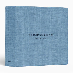 Classeur Lin bleu clair texture