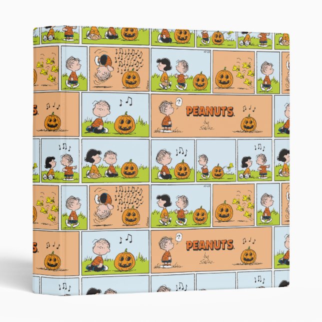 Classeur Linus & Lucy | Chanter Jack-O-Lantern (Devant/Côté)