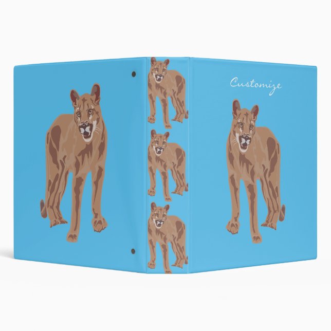 Classeur Lion de la montagne Cougar Puma Thunder_Cove (Arrière-plan)