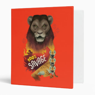 Classeur Lion King   Scar & Hyenas "100% d'économie"