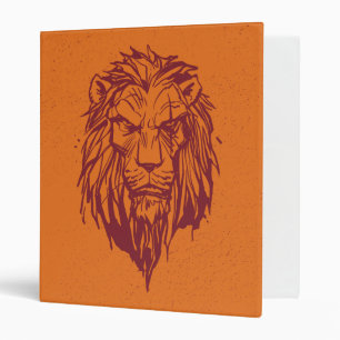 Classeur Lion King   Sketch de tête de voiture