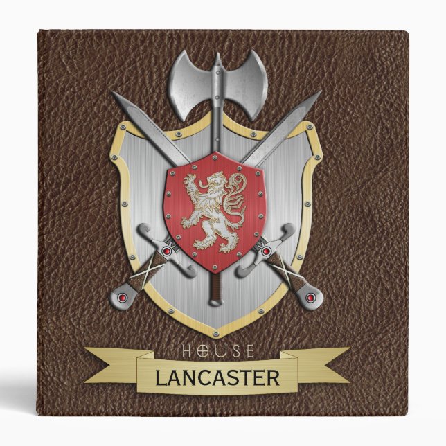 Classeur Lion Sigil Battle Crest Brown (Devant)