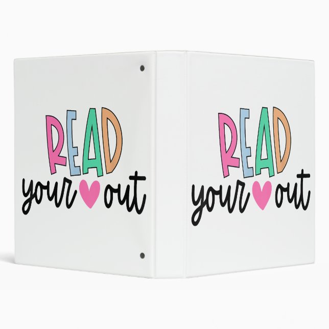 Classeur Lisez votre coeur en dehors mignon pour les enseig (Arrière-plan)