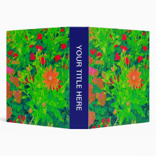 Classeur Lit à fleurs psychédélique