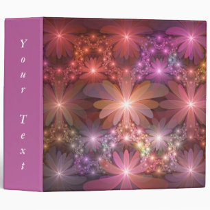 Classeur Lit De Fleurs Couleur Abstraite Art Fractal Texte