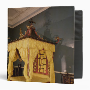 Classeur Lit de quatre affiches, dans le style chinois,