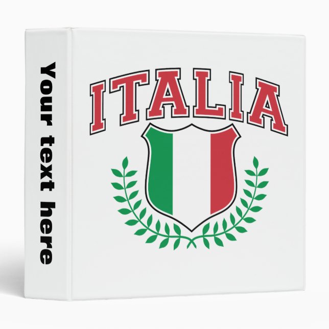 Classeur L'Italie (Devant/Côté)