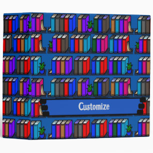 Classeur Little Library Book Shelts Turquoise