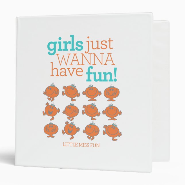 Classeur Little Miss Fun | Les Filles Que Vous Voulez S'Amu (Devant/Intérieur)