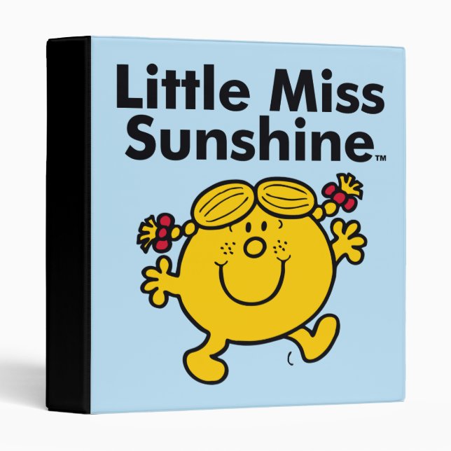 Classeur Little Miss | Little Miss Sunshine est un rayon de (Devant/Côté)