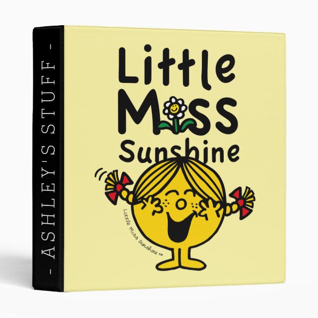 Classeur Little Miss | Miss Sunshine Laughn (Devant/Côté)