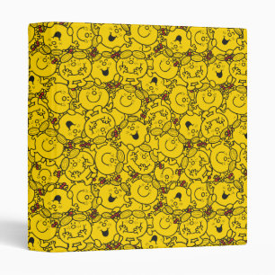 Classeur Little Miss Sunshine Fun Yellow Smiles Motif