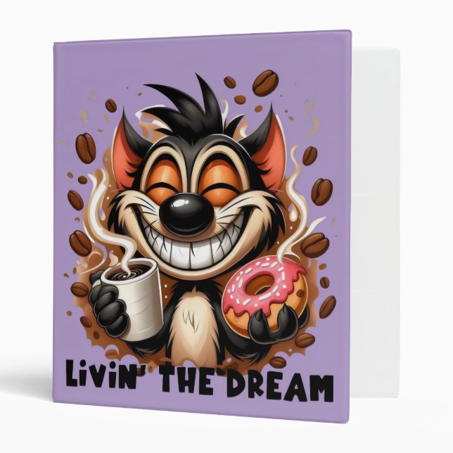 Classeur Livin the Dream (Devant/intérieur)