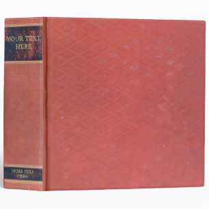 Classeur Livre antique : Vieille couverture utilisée et