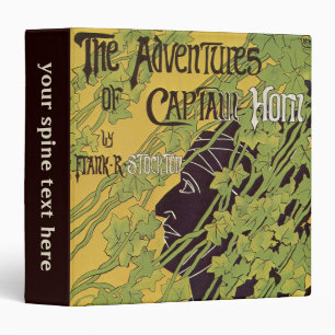 Classeur Livre Art Nouveau Vintage, Les Aventures du Capita