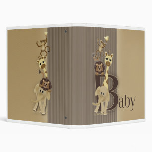 Classeur Livre assorti de safari de bébé