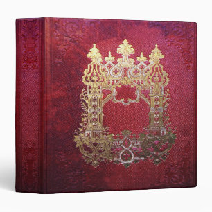 Classeur Livre cramoisi souillé par encre de Falln