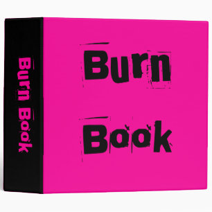 Classeur Livre de brûlure