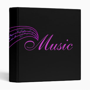 Classeur Livre de chansons de musique de feuille de membre