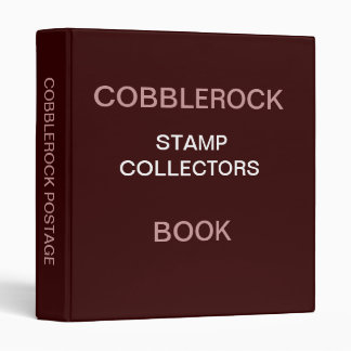 CLASSEUR LIVRE DE COLLECTEURS DE TIMBRE DE COBBLEROCK
