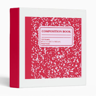 Classeur Livre de composition/Étudiant-Enseignant