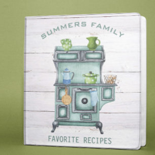 Classeur Livre de cuisine Aquarelle Cuisine de campagne Rec