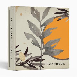 Classeur Livre de cuisine   Botanique Artistique Moderne   