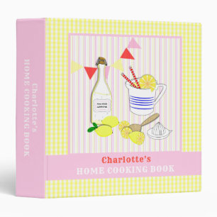 Classeur Livre de cuisine Cute Personnalisé Accueil 3 Annea