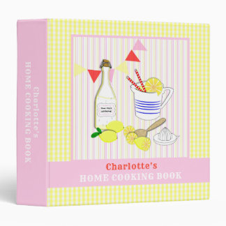Classeur Livre de cuisine Cute Personnalisé Accueil 3 Annea