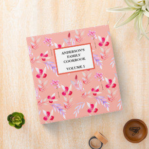 Classeur Livre de cuisine de famille de cuisine rétro vinta