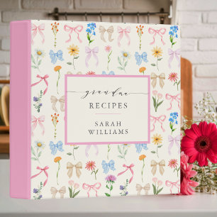 Classeur Livre de cuisine de grand-mère écrit à la main ave
