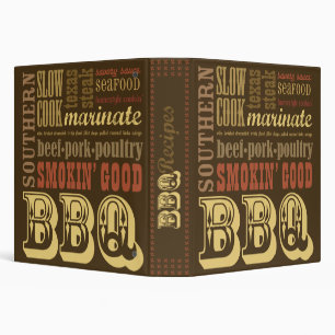 Classeur Livre de cuisine de recette de BBQ