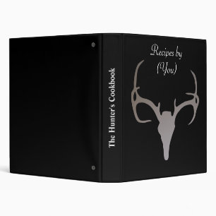 Classeur Livre de cuisine de recette de crâne des cerfs