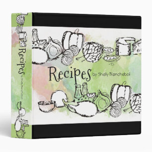 Classeur Livre de cuisine de recette de légumes fruits