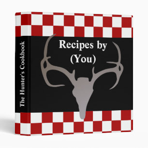 Classeur Livre de cuisine de recette du damier du chasseur
