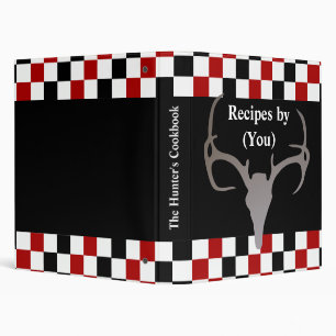 Classeur Livre de cuisine de recette du damier du chasseur